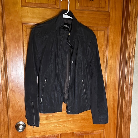 Express Minus the Leather Suede Jacket - Picture 4 of 11